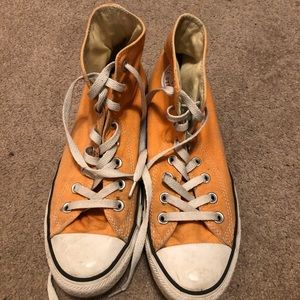 Orange High Top Converse